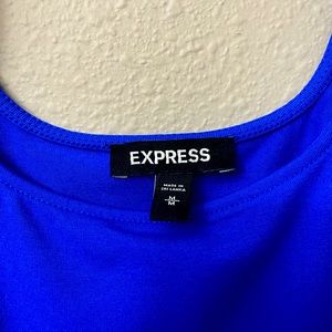 Express royal blue dress size Medium